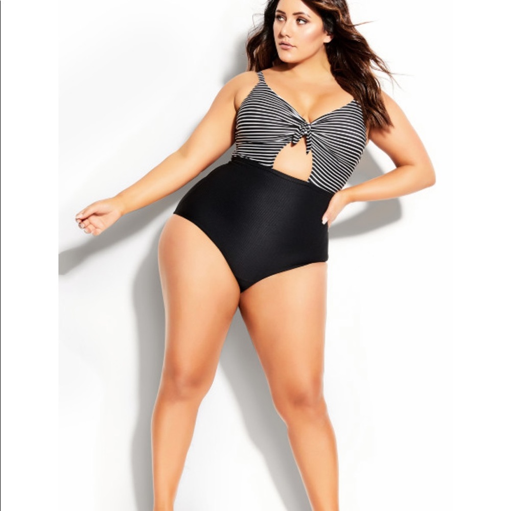 Andros Stripe 1 Piece - black